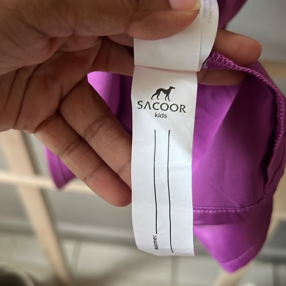 SATEEN FUSHIA DRESS | SACOOR BROTHERS | Size 4 - Picture 6 of 8